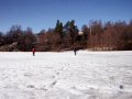 Nic, Pete and Rich On Frozen Lake